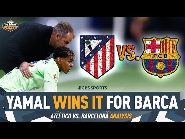 GENERATIONAL TALENT: Lamine Yamal's WINNER vs. Atlético | Flick's IMPACT on SUPERB Barcelona side 