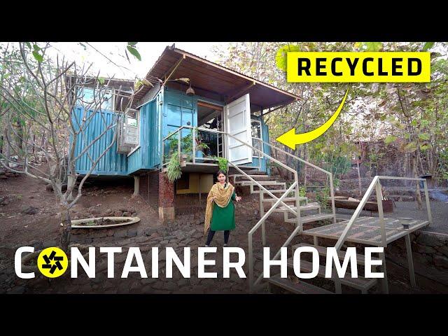 How Did They Build This Container House in Pune Climate? (House Tour).