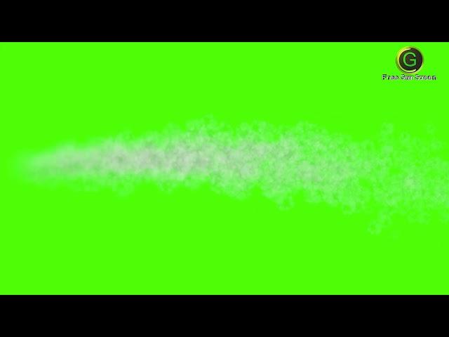 Rocket Smoke Green Screen Effect HD