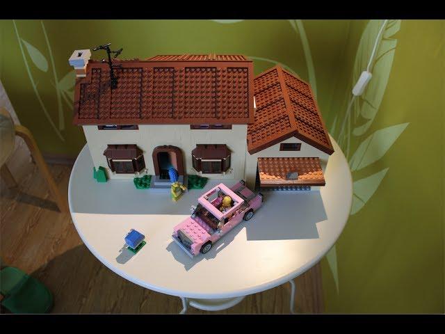 Сборка Дома Лего Симпсонов / LEGO The Simpsons House Building 71006