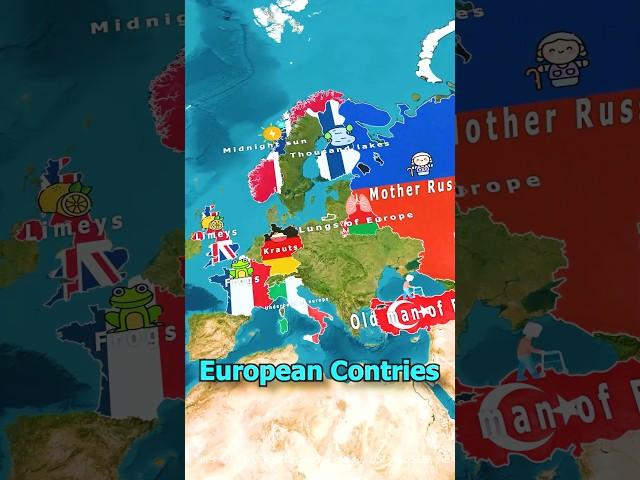 These European countries have nicknames???