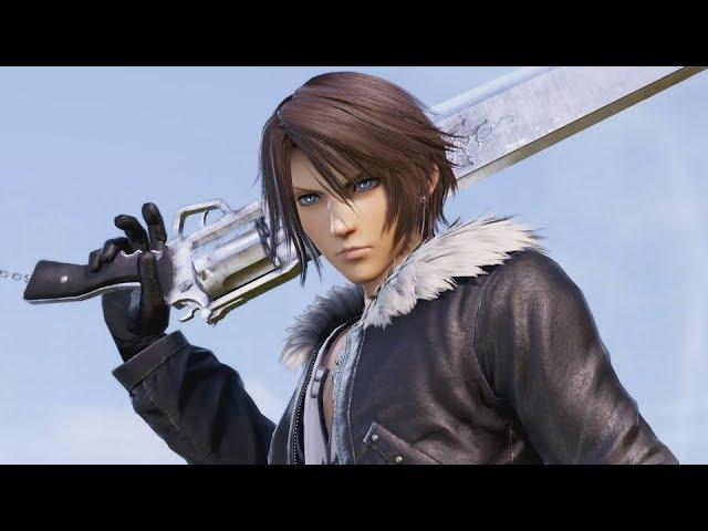 Dissidia Final Fantasy NT - FFVIII Squall Leonhart - All Intro, Summon, Boss, Loss & Victory Quotes