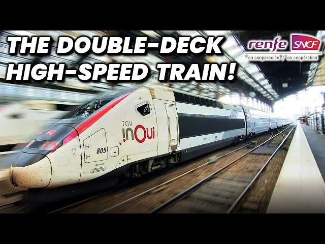 PARIS to BARCELONA on the FAMOUS TGV Duplex! - First Class Review