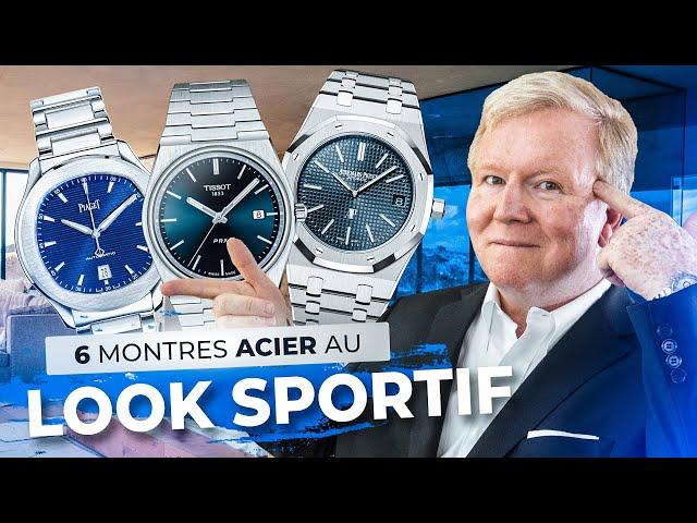 6 montres acier pour un look sport-chic !