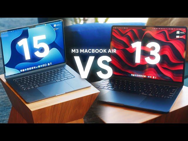 M3 MacBook Air 13" vs 15" Review - Don’t choose WRONG!