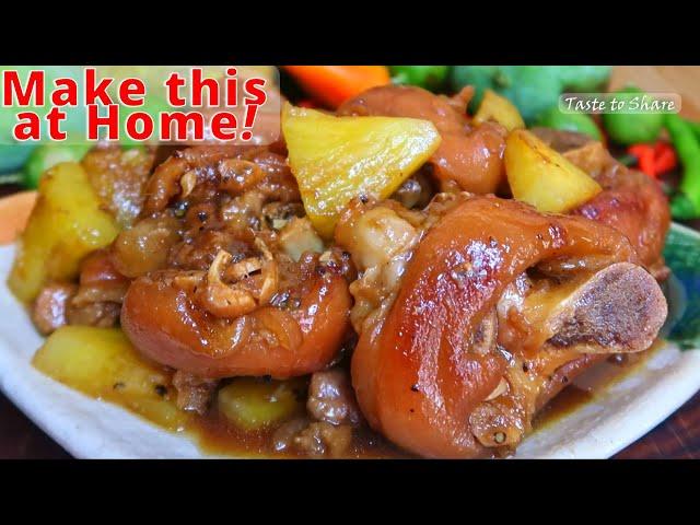 Yummy Pork PATA Hamonado, THE SECRET OF COOKING SUPER Tender & JUICY PORK. Easy way to cook Pork