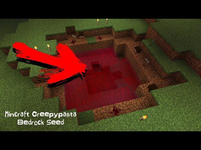 Never Try Seed "Bloodpit" Minecraft! | Creepypasta (Bedrock) - Uncut