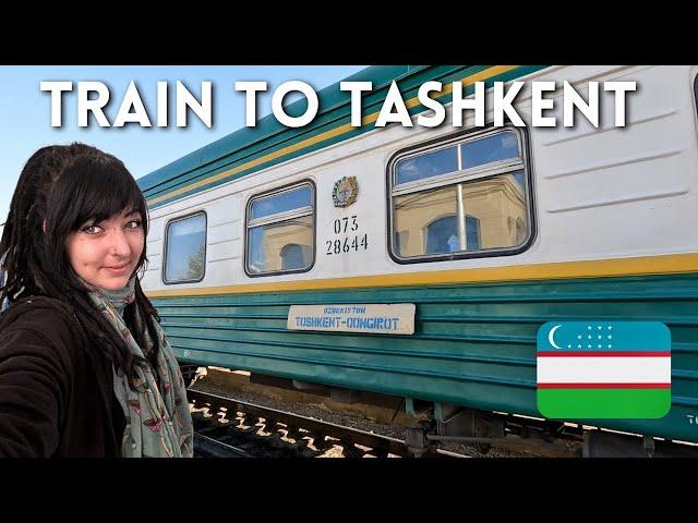 17 Hour Train Journey Across Uzbekistan  (a bit chaotic)