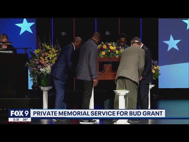 Legendary Vikings coach Bud Grant remembered at private memorial service