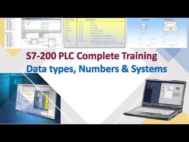 What is PLC Data types, numbers & systems