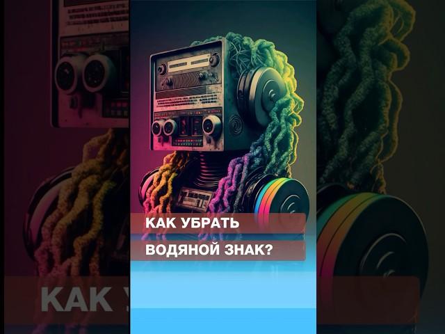 Как убрать водяной знак #chatbot #ai #openai #нейросети #нейросеть #искусственныйинтеллект