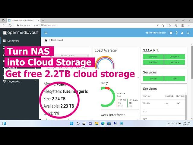 How to turn NAS into Cloud Storage | Install NextCloud on OpenMediaVault