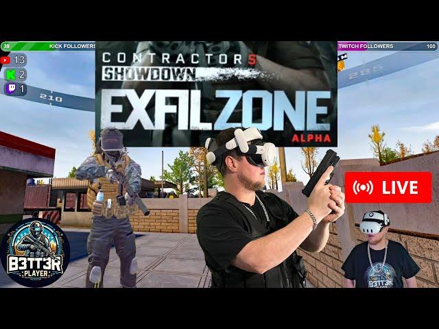 EXFIL Zone - Contractors Showdown VR Meta PCVR Tuesday Raids🫰