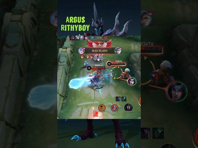 Late Game Badang vs Late Game Argus, Mobile Legends