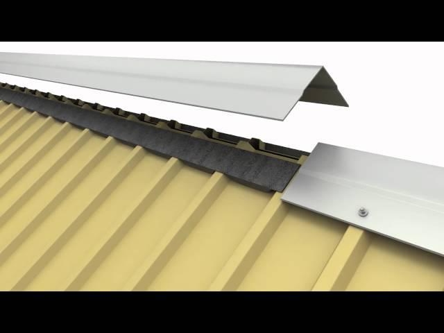 Flex-O-Vent Metal Roofing Ridge Vent