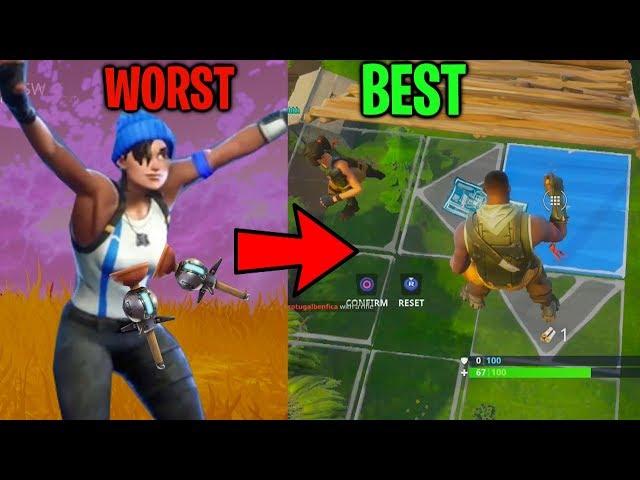 FORTNITE TROLLS RANKED FROM WORST TO BEST! Fortnite Top 5 Ways to TROLL Friends