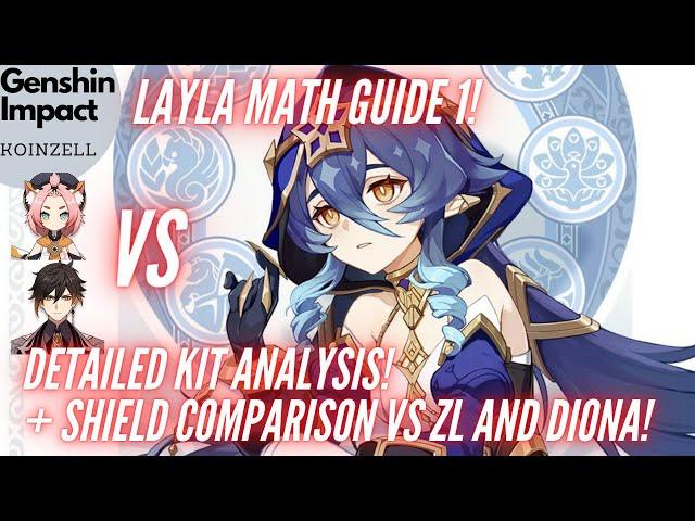 Layla Math Guide 1! Detailed Kit Analysis + Shield Comparison for ZL Diona Layla!