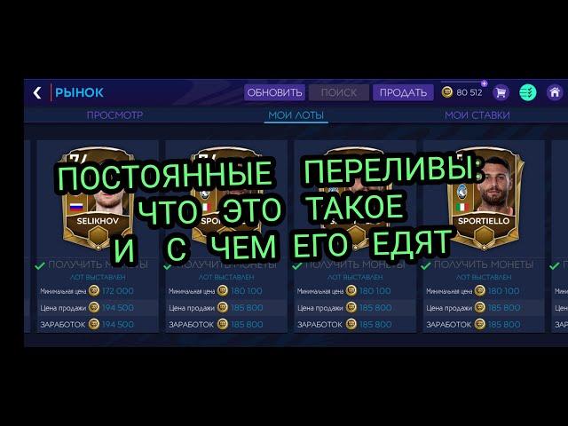 FIFA Mobile 21. ЧТО ТАКОЕ ПОСТОЯННЫЕ ПЕРЕЛИВЫ?