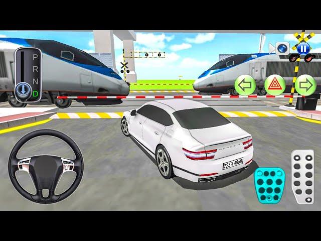 New Sedan Car Genesis G80 in Parking Building - 3D Driving Class 2024 - best Android gameplay