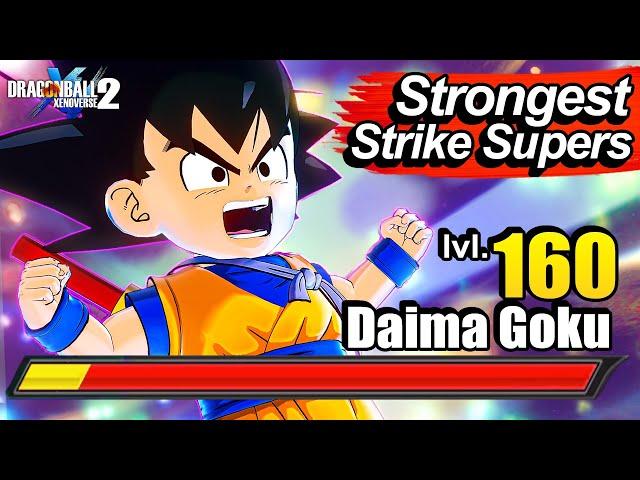 DAIMA Goku At Level 160 Is A Damage Demon In Dragon Ball Xenoverse 2 DLC 18 - Future Saga Chapter 2