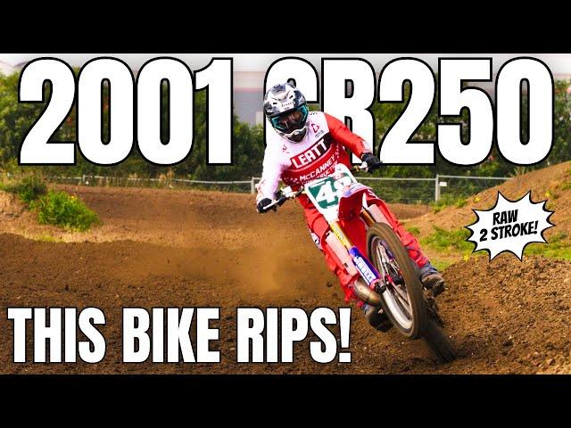 Riding a MINT 2001 CR250 (FACTORY)