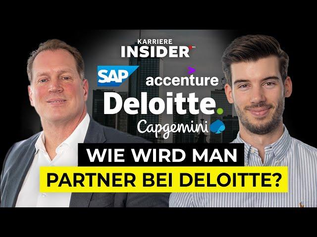 Deloitte-Partner über Consulting-Karriere und Tipps zum Berufseinstieg | Karriere Insider