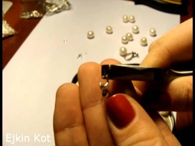 Tutorial handmade jewelry made from natural pearls / Бижутерия из натурального жемчуга