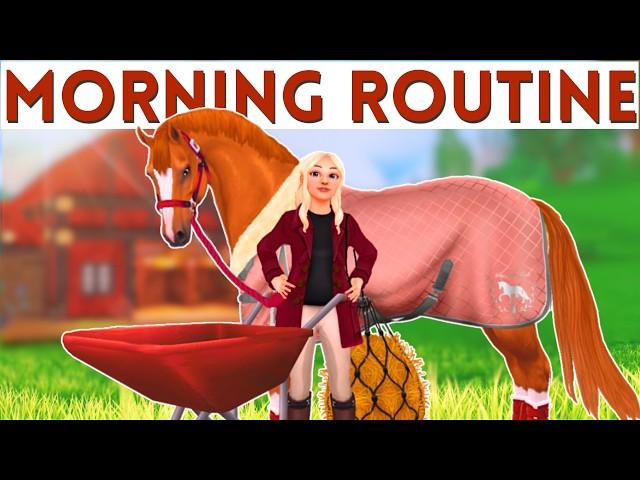 AUTUMN EQUESTRIAN MORNING ROUTINE ~ Star Stable Realistic Roleplay