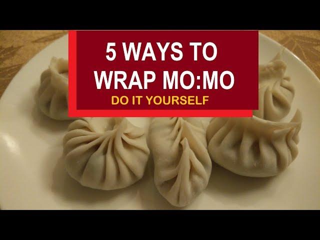 Easy 5 momos shape - how to fold momos