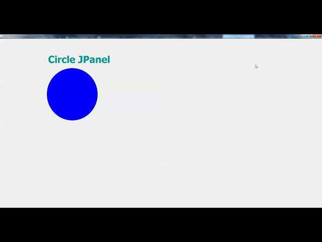 How to Create Circle JPanel In Netbeans Java Swing - Intact Abode