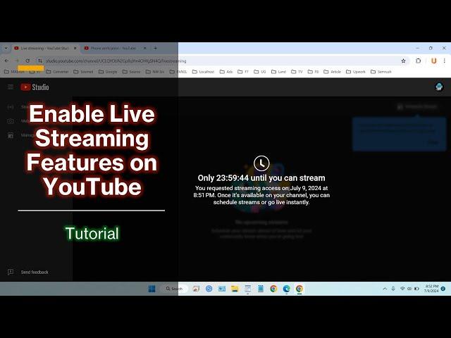 How to Enable Live Streaming Features on YouTube