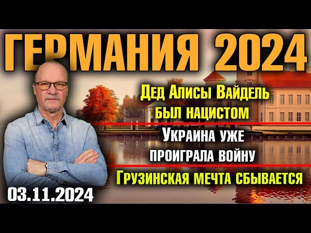 Германия 2024/Дед Алисы Вайдель был нацистом/Украина уже проиграла войну/Грузинская мечта сбывается