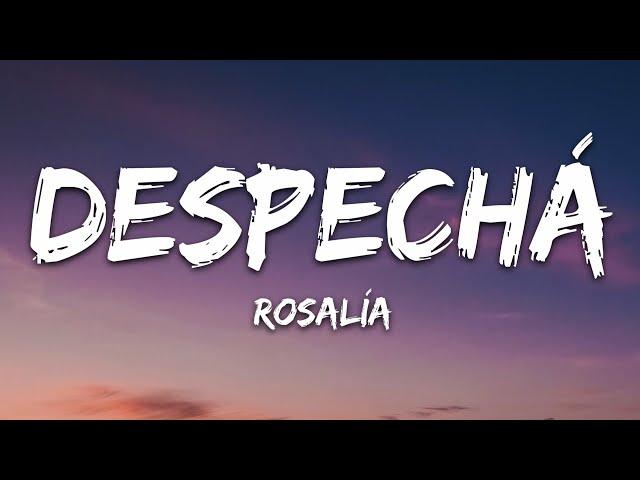 ROSALÍA - DESPECHÁ (Letra/Lyrics)