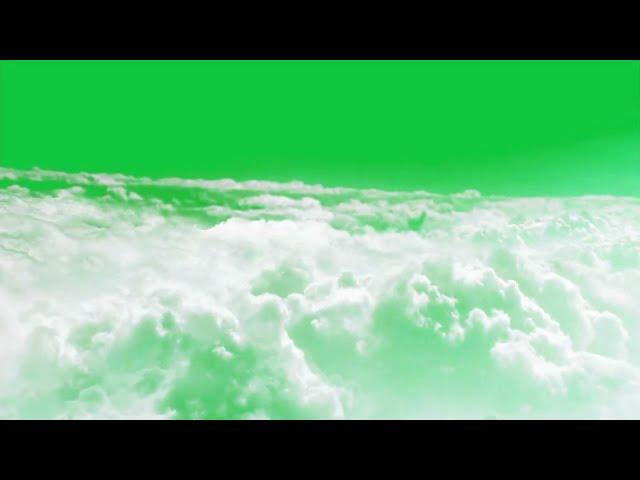 Real Clouds Green Screen l Aerial View of sky l HD