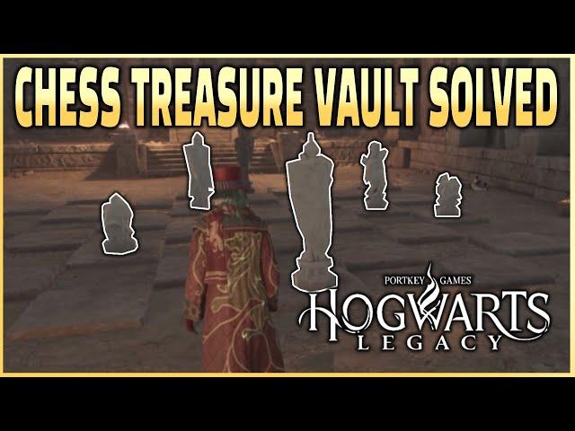 Hogwarts Legacy : How to solve the Treasure Vault puzzle with chess pieces!