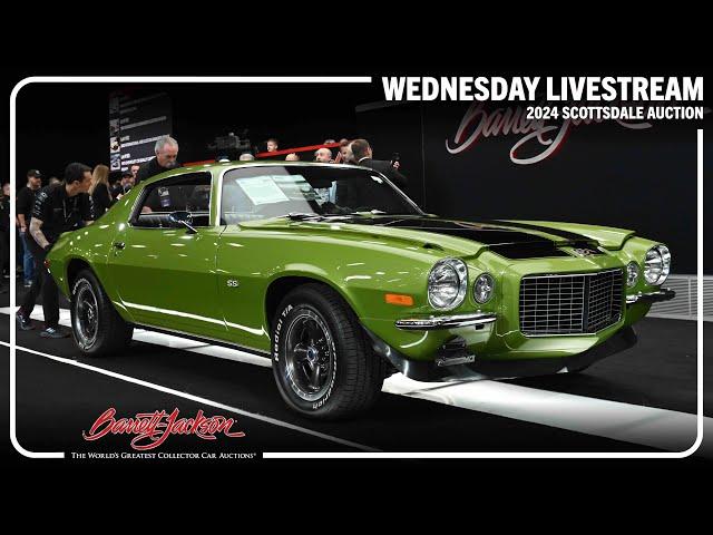 2024 SCOTTSDALE WEDNESDAY LIVESTREAM - Wednesday, January 24  - BARRETT-JACKSON 2024 AUCTION