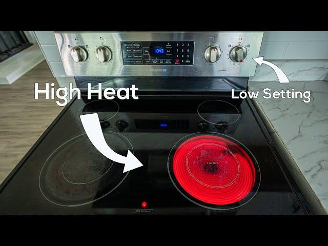 Samsung Stove Burner Stays on High Heat Only (Electric Range)