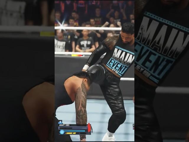 Jimmy Uso made Jey Uso angry  and this Happened🫣#wwe #subscribe #wwe2k23 #shorts #viral #game