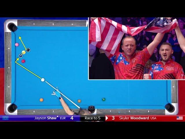 TOP 10 BEST SHOTS! Mosconi Cup 2018 (9-ball Pool)