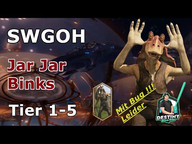 SWGOH -Jar Jar Binks Event - deutsch - R5 - mit Bug