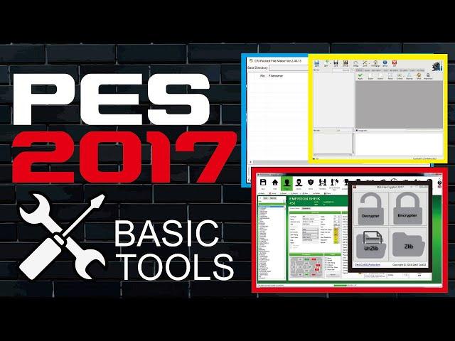 PENJELASAN TOOLS PES 2017 (DOWNLOAD) - Create a team [part 1]