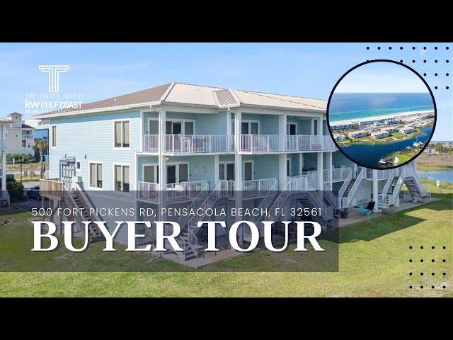 3 Bedrooms Waterfront Townhome in Pensacola Beach | Buyers Tour | 500 Fort Pickens Rd