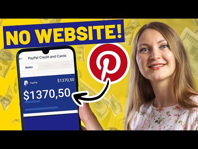 Make $1370+ Per WEEK With Pinterest Affiliate Marketing (NO WEBSITE!)