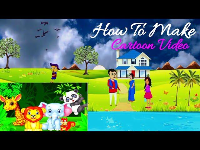 Cartoon Video Kaise Banta hai | how to make cartoon video | Mobile Se Cartoon Video Kaise Banaye