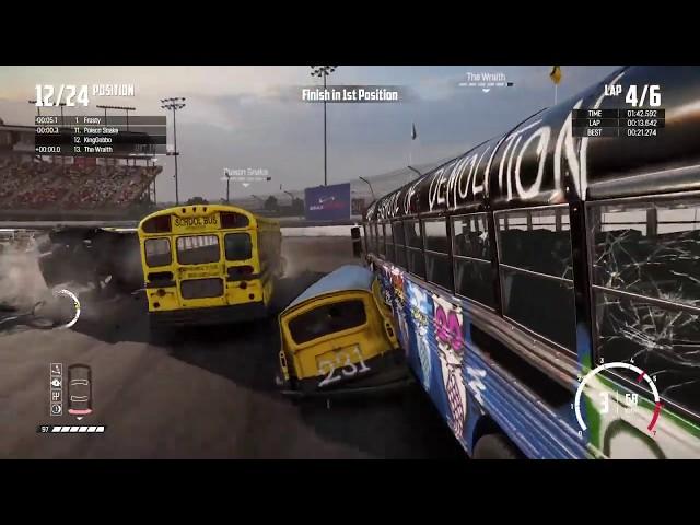 Wreckfest PS4 Gameplay | The Great Escape Supervan Challenge