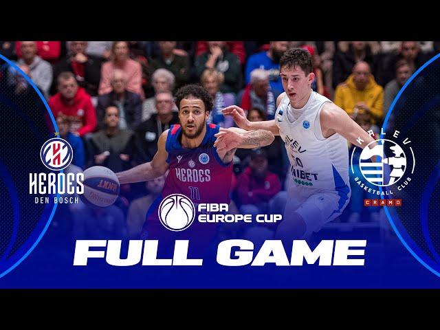 Heroes Den Bosch v BC Kalev/Cramo | Full Basketball Game | FIBA Europe Cup 2022-23