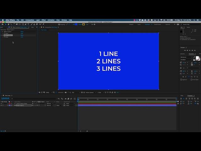 After Effects Tutorial | Auto Center Anchor Point and Auto Size Box to Text