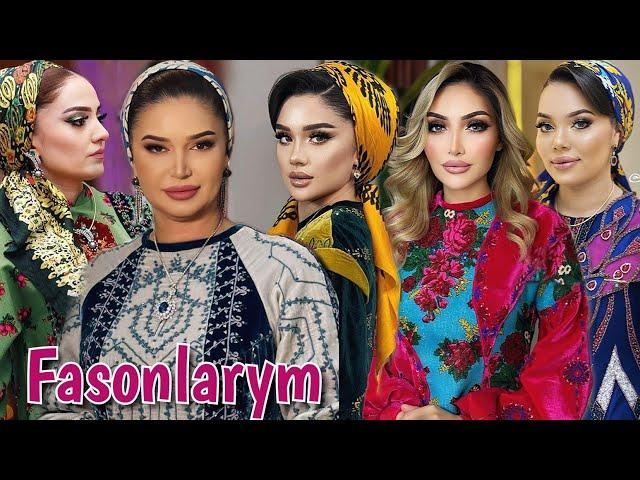 Zenanlara saylama fasonlarym 2024 | Dress women | Turkmen moda koynek fasonlar 2024