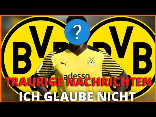 Traurige Nachrichten! gerade bestätigt! Big Player ist raus! Nachrichten von Borussia Dortmund heute