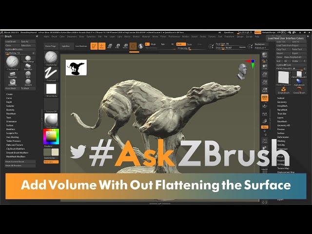 #AskZBrush - How Can I Add Volume to an Existing Mesh and Avoid Flattening?